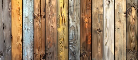 Wooden fence close-up with fire hydrant