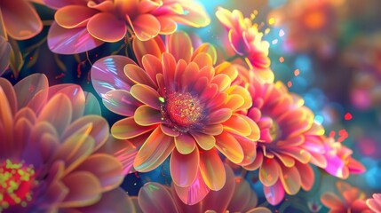 Feast your eyes on a psychedelic explosion of dazzling flower patterns.