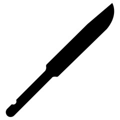 knife icon, simple vector design