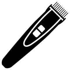 shaving machine icon, simple vector design - obrazy, fototapety, plakaty