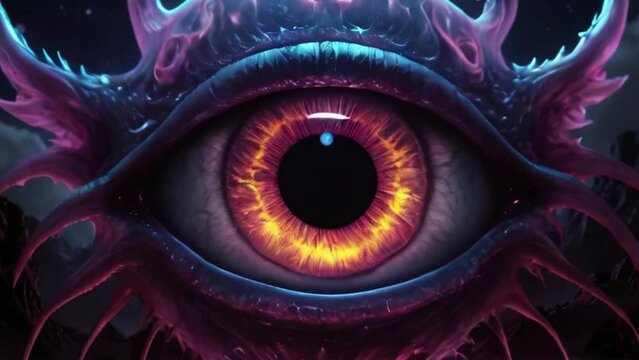 alien monster ocean one eye