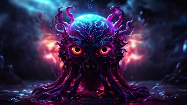 alien monster ocean one eye
