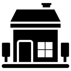 real estate icon, simple vector design