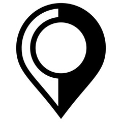 geotag icon, simple vector design
