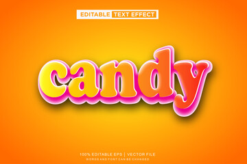 Editable text effect 