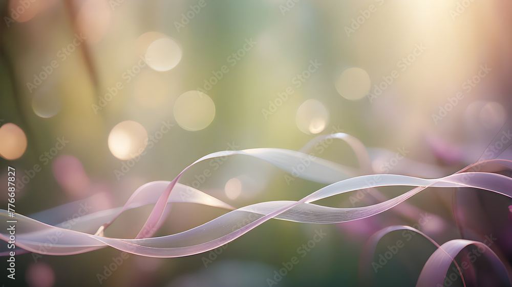Poster imagine an abstract background that captures the essence of tranquility and serenity, incorporating 
