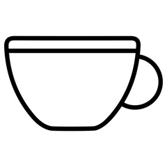 cup icon, simple vector design