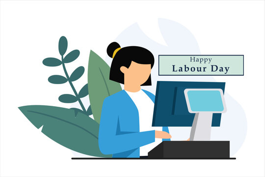 Labour Day Flat Illustration Design