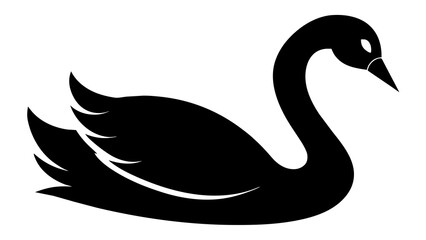 swan in the river svg file