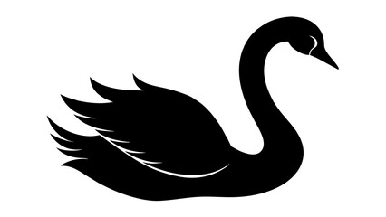 swan in the river svg file