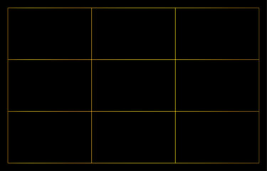 Naklejka premium デザインに使われる比率、均等な3分割法