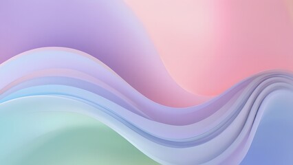 Calming pastel shades in abstract pattern