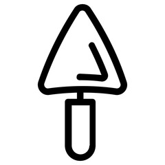 shovel icon, simple vector design