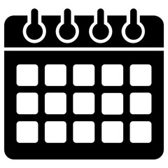 schedule icon, simple vector design - obrazy, fototapety, plakaty