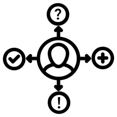 relationship icon, simple vector design