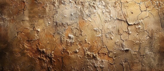 A Close Up of a Painted Tree Trunk with Peeling Bark