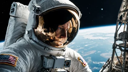 Zelfklevend Fotobehang Astronaut in Space  © rouda100