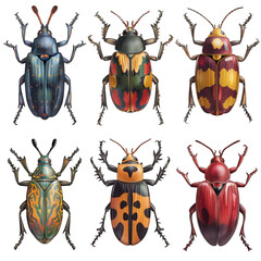 Vibrant 3D Arracacha Illustration on White Background: Versatile Clipart Design Ideal for Print Projects - Isolated Vector Flat Color with Transparent Cut-out Feature