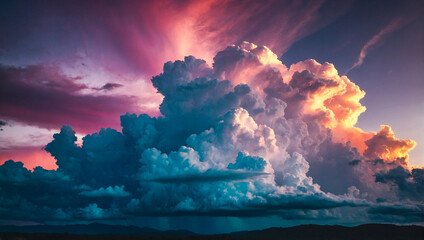 Colorful Cloud Sunset 