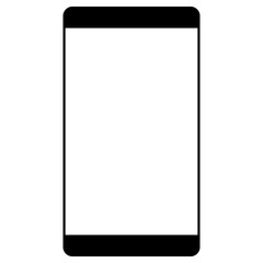 mobile icon, simple vector design