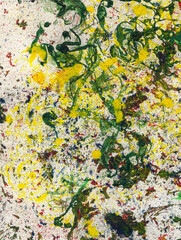 Abstract art background design by hand watercolor painting on paper.