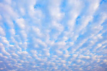Atmosphere of blue sky and clouds.
