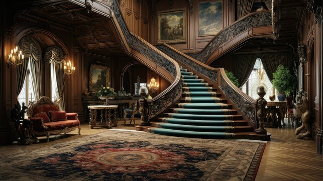 grand old mansion interior