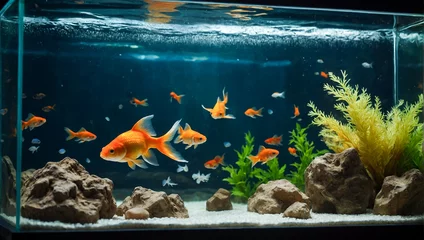 Fotobehang Goldfish  © rouda100