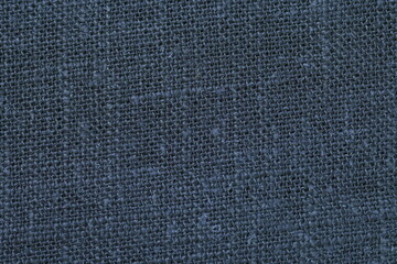 dark gray hemp viscose natural fabric cloth color; sackcloth rough texture of textile fashion abstract background