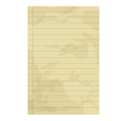 Vintage wreck paper design illustration
