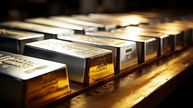 investment gold and silver bars