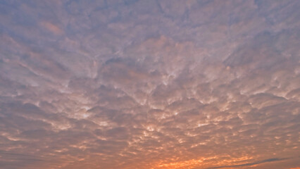 beautiful sunset goldish clouds on the sky bg - photo of nature