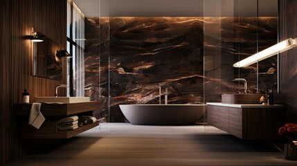 flooring brown marble