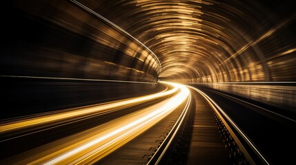 speed light end tunnel