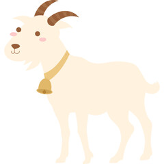Cute Goat Illustration