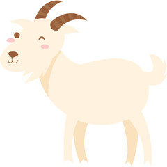 Cute Goat Illustration