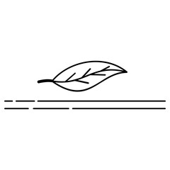 nature icon, simple vector design