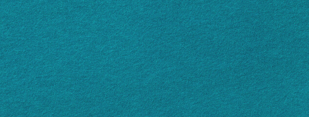 Texture of blue and turquoise color background from felt textile material, macro. Vintage cerulean...