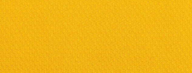 Texture of bright yellow background from textile material with wicker pattern, macro. Vintage...