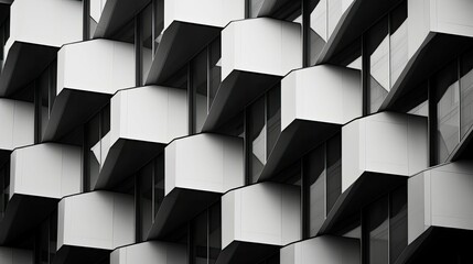 cityscape grey geometric