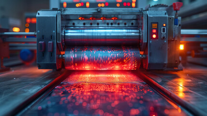 Druckmaschine for Tags printing machine,generative ai