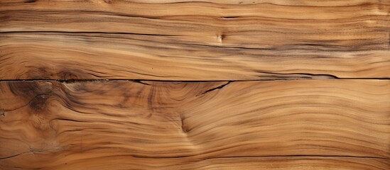 Naklejka premium A detailed view of a section of timber showcasing a prominent knot on its surface