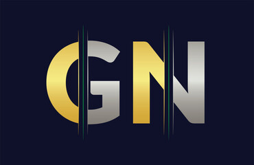 GN Letter Logo Template Illustration Design.