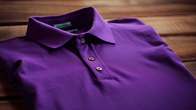 shirt purple polo