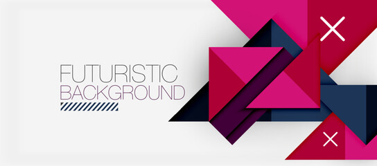 Triangle Vector Background Illustration For Wallpaper, Banner, Background, Card, Book Illustration, landing page