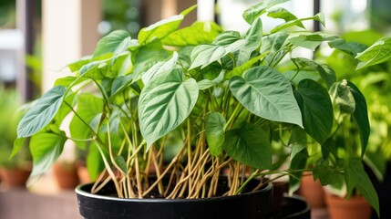 pot plant sweet potato - Powered by Adobe