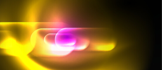 Shiny color neon glowing design. Vector Illustration For Wallpaper, Banner, Background, Card, Book Illustration, landing page