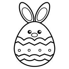 Easter bunny rabbit silhouette graphics vector illustration,Easter line art,Easter Svg Design,Laser Cut File Cricut,paper cut and printing,easter SVG,spring svg,Easter for Kids bundle