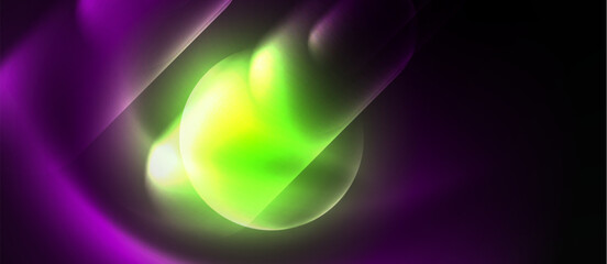 Shiny color neon glowing design. Vector Illustration For Wallpaper, Banner, Background, Card, Book Illustration, landing page