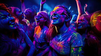 neon ultraviolet lights